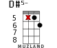 D#5- for ukulele - option 14