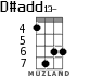 D#add13- for ukulele - option 3