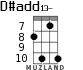 D#add13- for ukulele - option 4