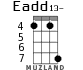 Eadd13- for ukulele - option 4