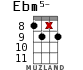 Ebm5- for ukulele - option 11