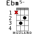 Ebm5- for ukulele - option 8