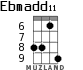 Ebmadd11 for ukulele - option 3