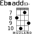 Ebmadd13- for ukulele - option 4