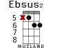 Ebsus2 for ukulele - option 9