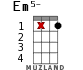 Em5- for ukulele - option 13