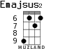 Emajsus2 for ukulele - option 3