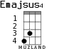 Emajsus4 for ukulele
