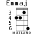 Emmaj for ukulele - option 2