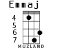 Emmaj for ukulele - option 3