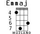Emmaj for ukulele - option 4