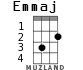 Emmaj for ukulele - option 1