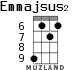 Emmajsus2 for ukulele - option 3