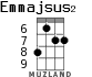 Emmajsus2 for ukulele - option 1
