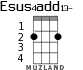 Esus4add13- for ukulele - option 2