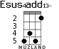 Esus4add13- for ukulele - option 3