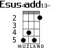 Esus4add13- for ukulele - option 3