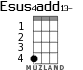 Esus4add13- for ukulele - option 1