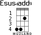 Esus4add9 for ukulele - option 1