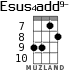 Esus4add9- for ukulele - option 6