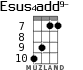Esus4add9- for ukulele - option 7