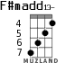 F#madd13- for ukulele - option 2