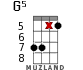 G5 for ukulele - option 7