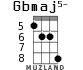 Gbmaj5- for ukulele - option 2