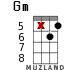 Gm for ukulele - option 9