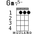 Gm75- for ukulele - option 1