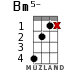 Bm5- for ukulele - option 7